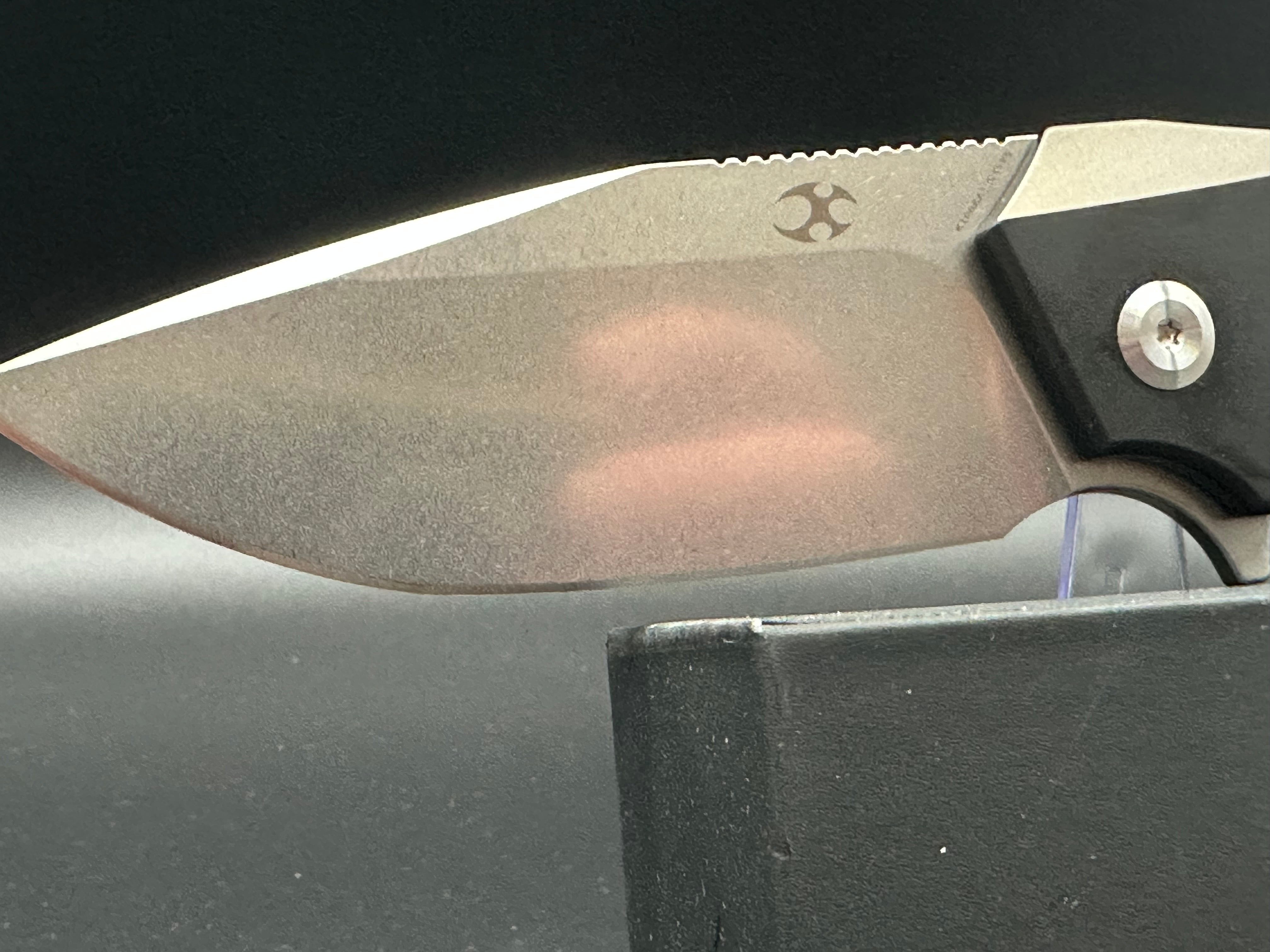 Kansept Mikkel Willumsen Hellx Black Titanium Folding Pocket Knife - EDC Tactical Knife for Outdoor Camping, Hiking & Survival Gear