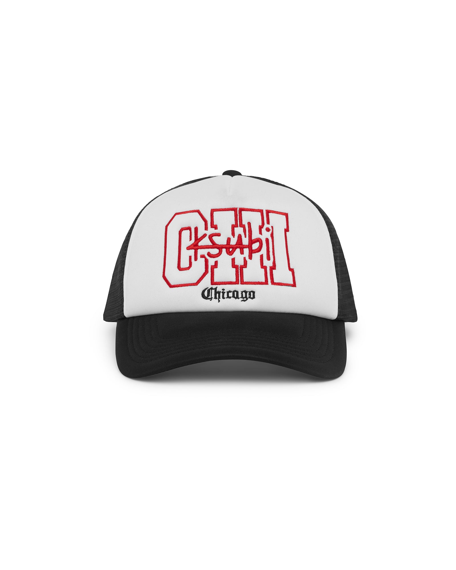 Chicago Streets Trucker Cap - Black Adjustable Snapback Hat for Men & Women | Urban Streetwear, Casual Outdoor Wear