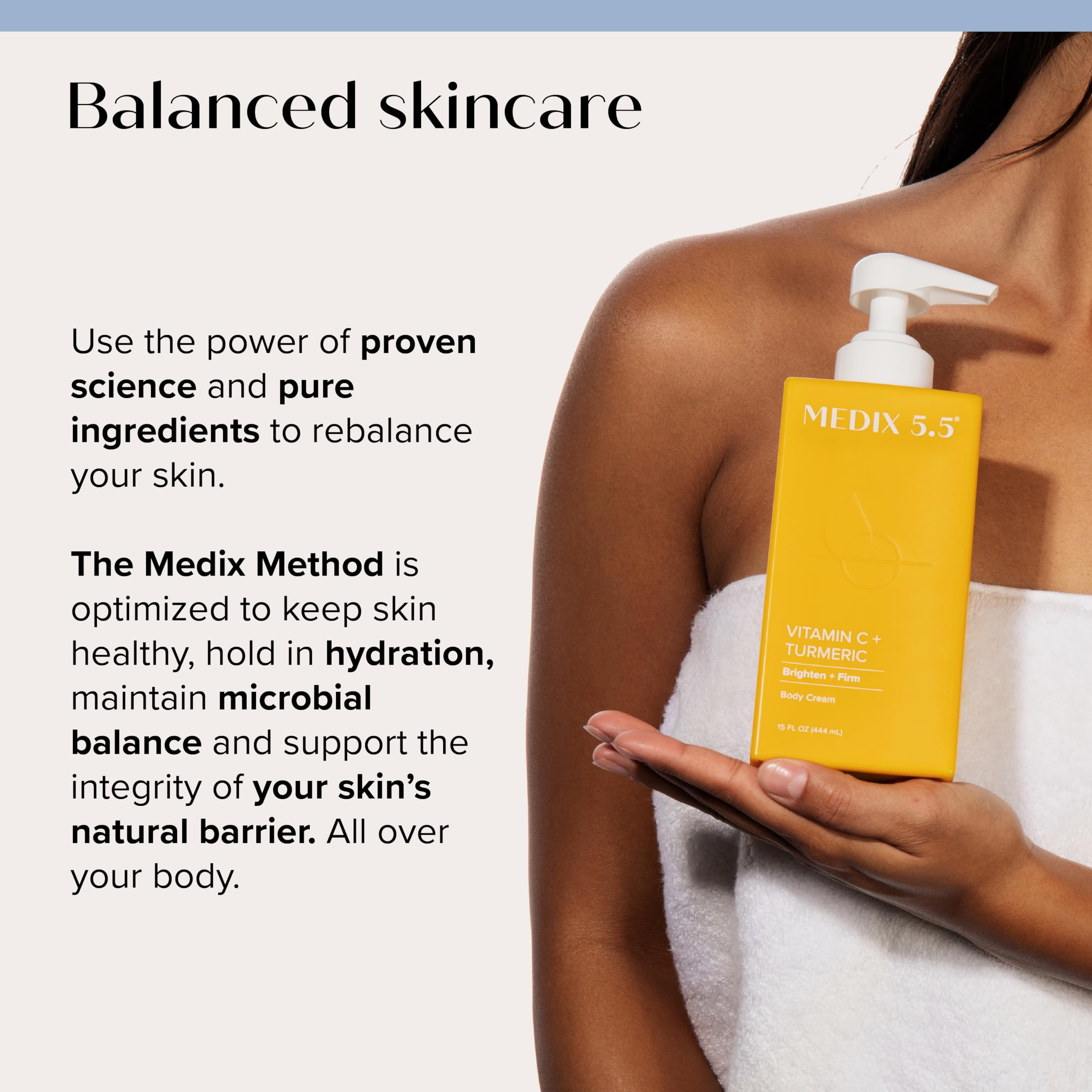 Medix 5.5 Vitamin C Face & Body Moisturizing Cream - Anti-Aging, Firming & Brightening Skin Care for Uneven Tone, Age Spots & Sun Damage | Hydrating Day & Night Cream for Dry Skin (2-Pack) | Perfect for Daily Skincare Routine & Post-Sun Recovery