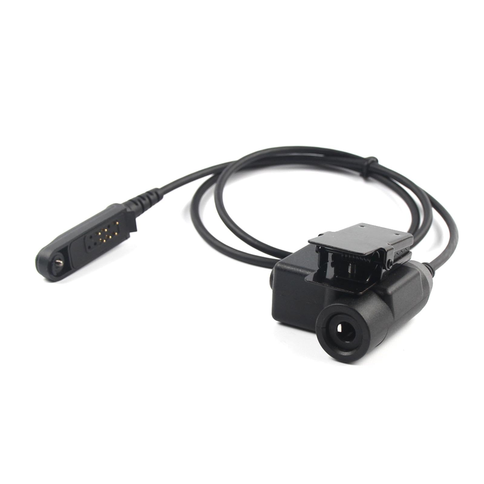 MOOKEENONE U94 PTT Cable Plug Headset Adapter for Baofeng UV-9R UV-9R Plus UV-XR Walkie Talkie - Compatible with Two-Way Radios for Outdoor, Hunting, and Emergency Communication