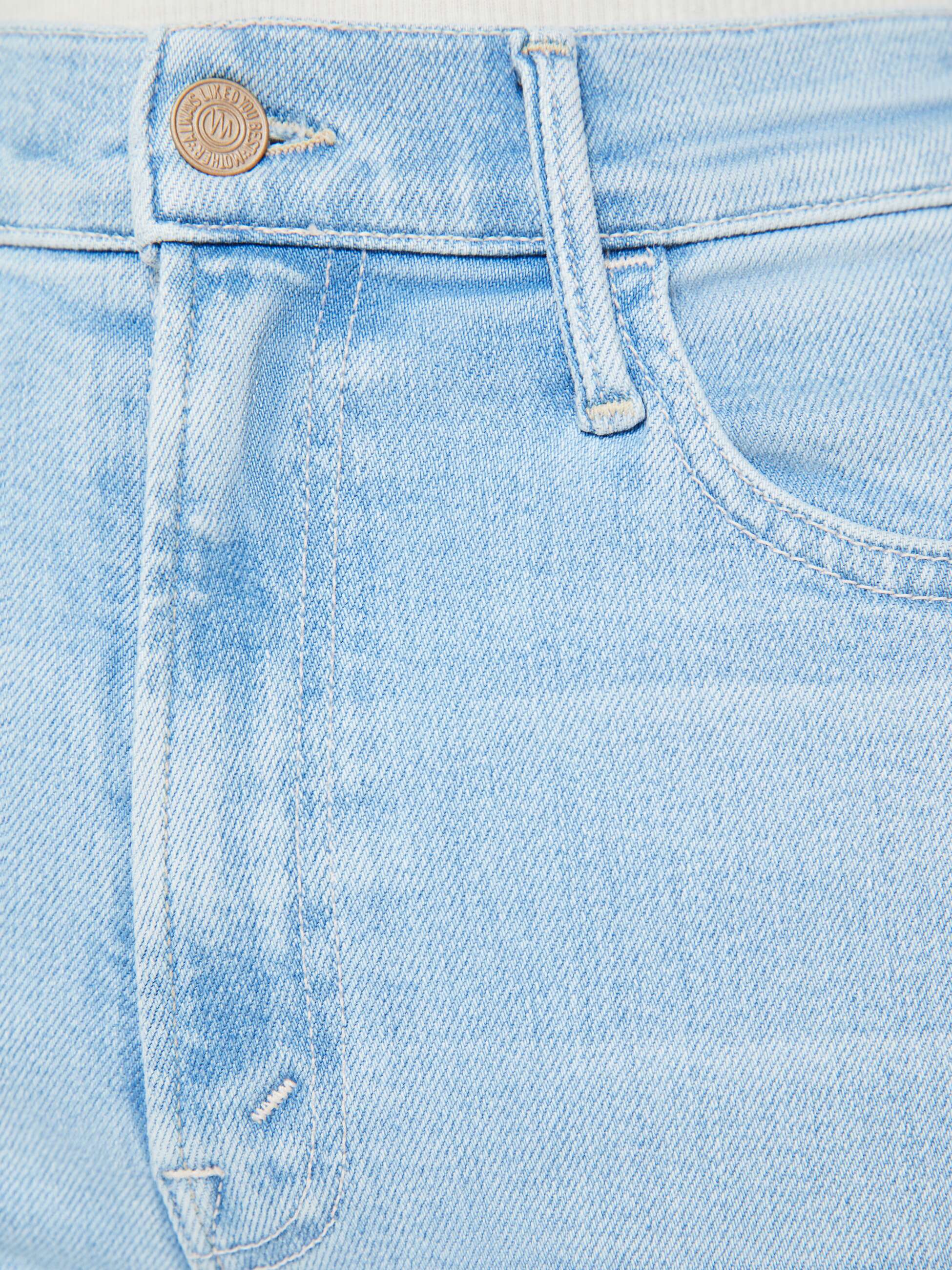 Mother Hustler Ankle Fray Distressed Denim Jeans for Women - Trendy Ripped Ankle Jeans for Casual Outfits & Streetwear