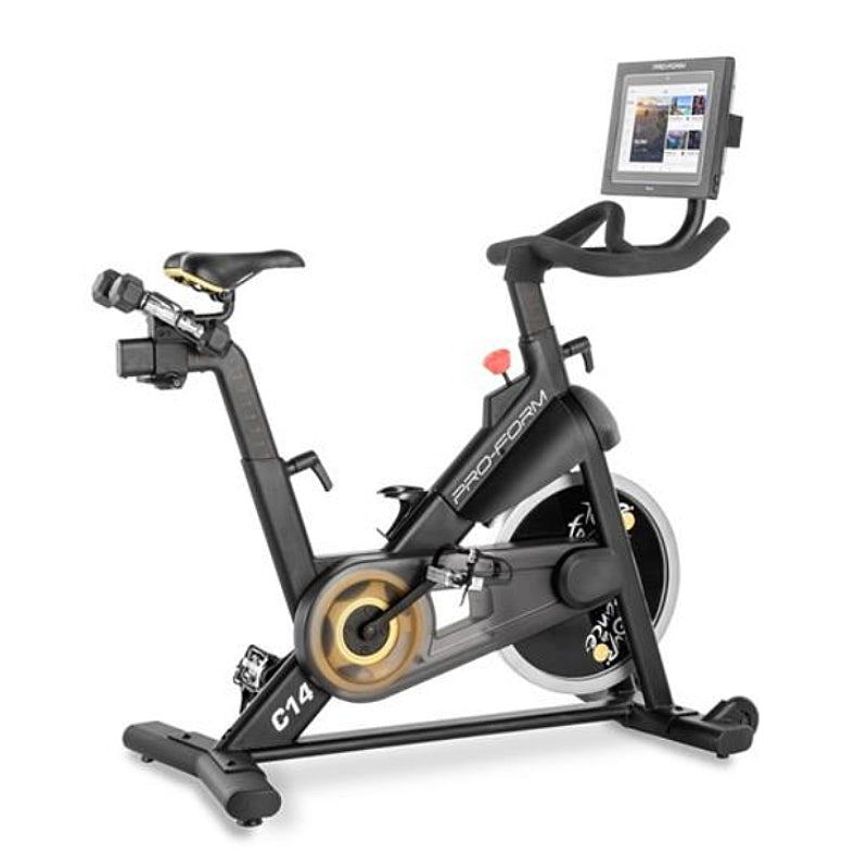 ProForm Tour De France C14 Indoor Cycling Bike - Professional Exercise Bike for Home Gym, Cardio & Weight Loss - Perfect for Spin Classes & Indoor Training