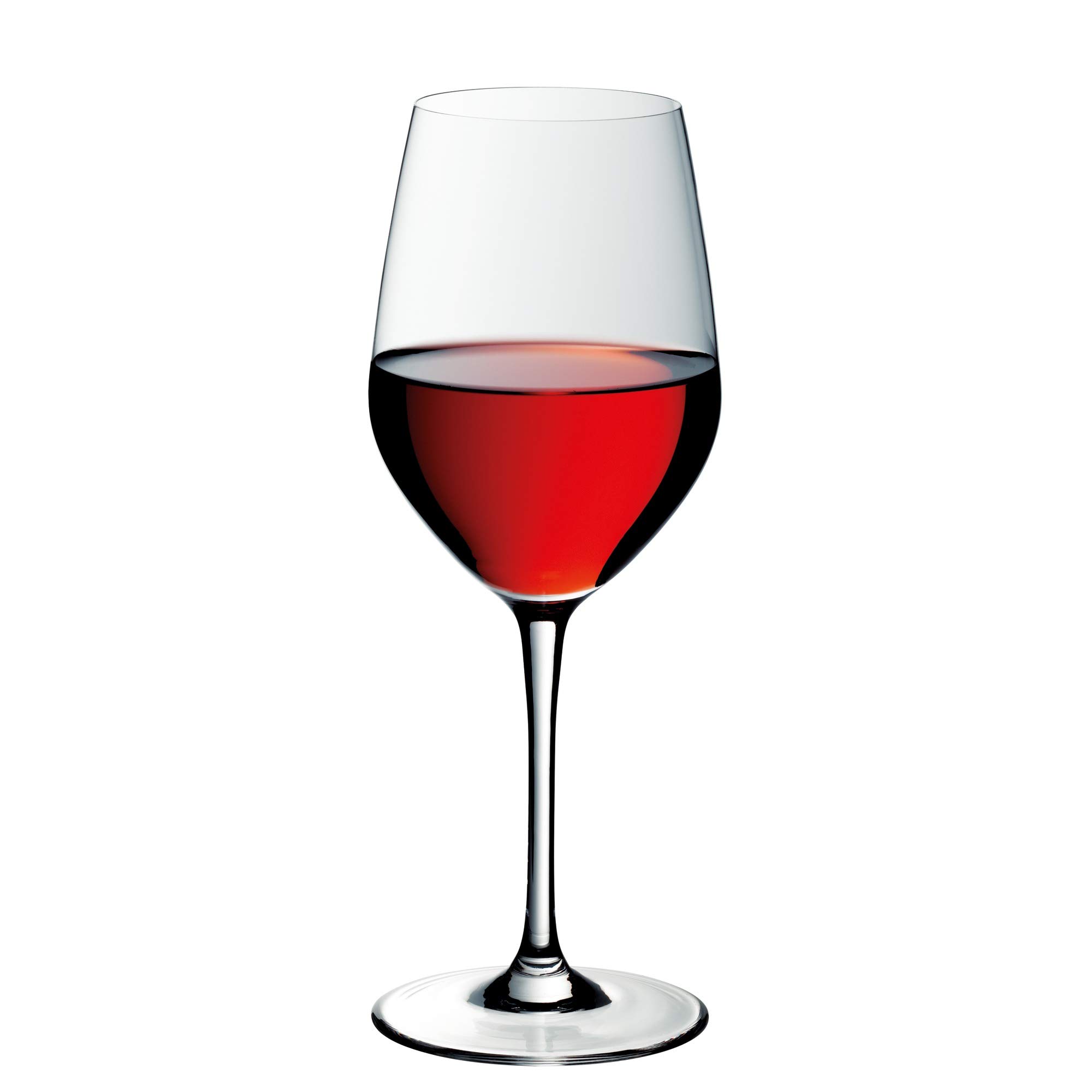 Premium WMF Easy Plus 0910032040 Red Wine Glasses Set - 6-Piece Crystal Clear Stemware for Cabernet, Merlot & Pinot Noir - Perfect for Dinner Parties, Romantic Dates & Wine Tasting Events