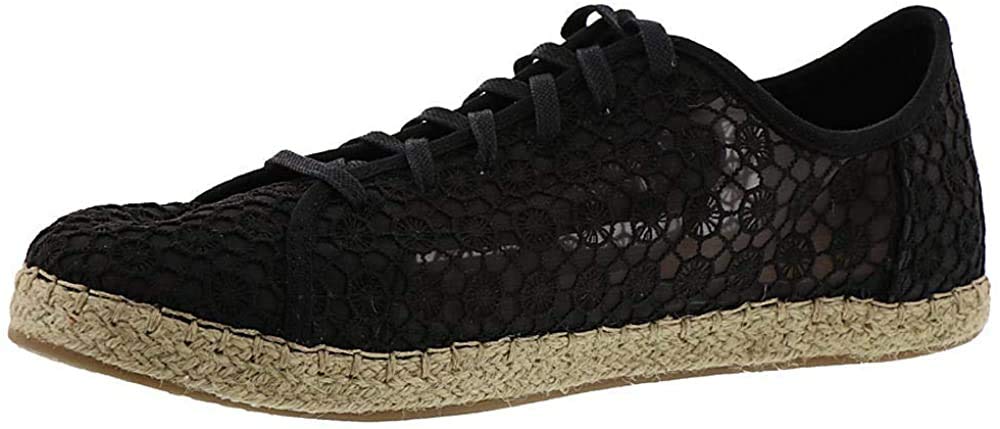 TOMS Women's Lena Sneakers - Comfortable Black Casual Shoes for Walking, Travel & Everyday Wear