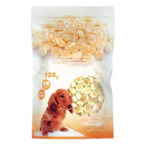 Petz Route Honey Bolo Dog Treats 120g - Natural & Healthy Snacks for Small & Medium Dogs - Perfect for Training, Rewards & Dental Care