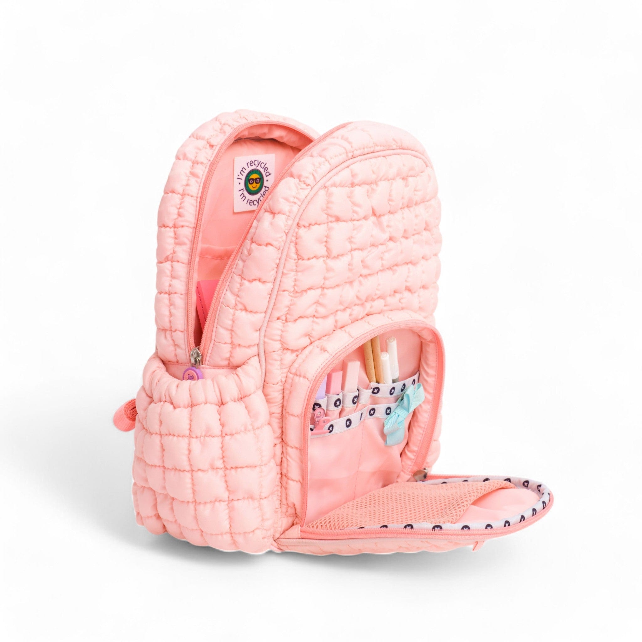 Boba Small Backpack for Women & Teens - Cute Bubblegum Pink Mini Backpack for School, Travel & Everyday Use | Lightweight & Stylish