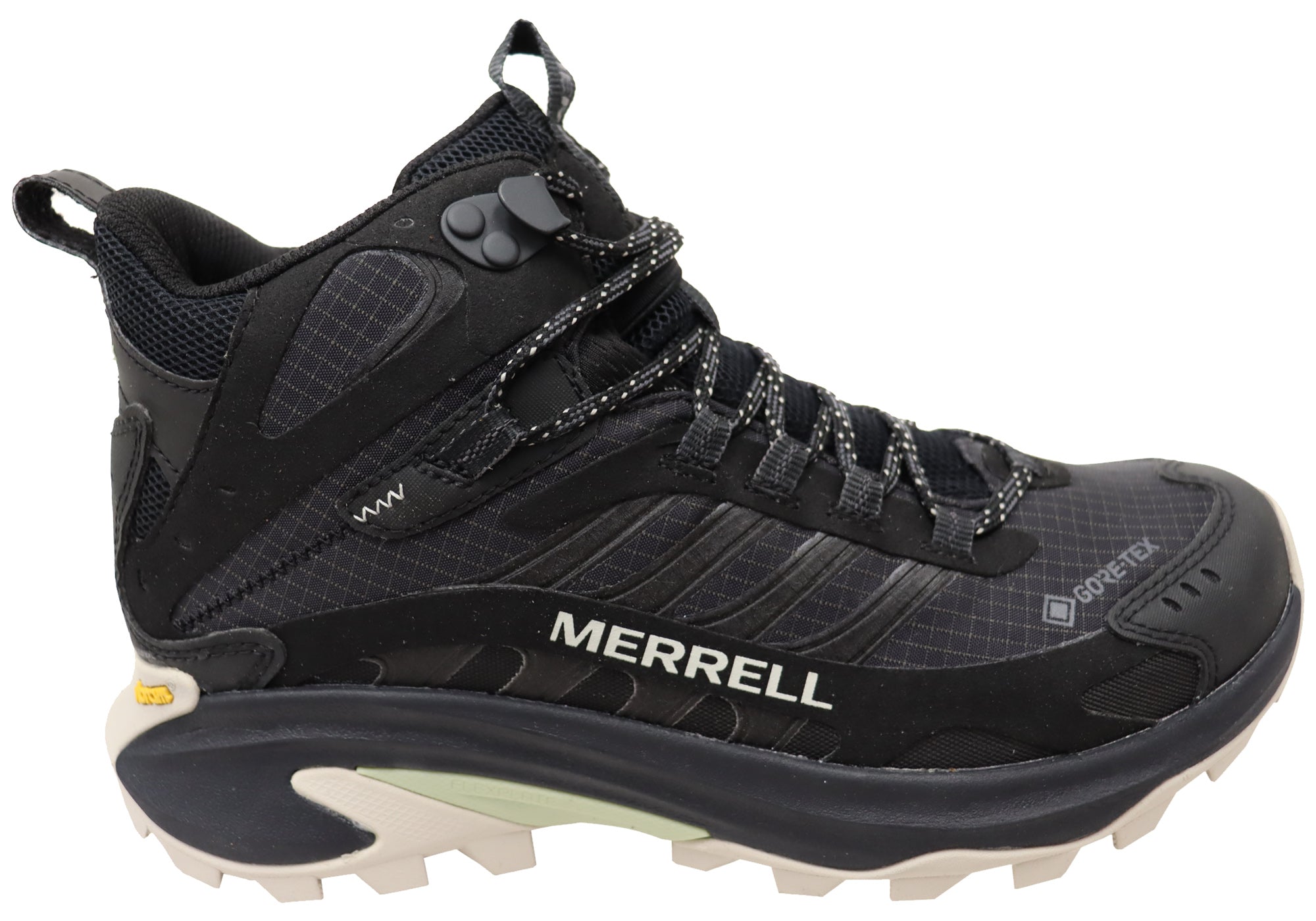 Merrell Women's Moab Speed 2 Mid Gore-Tex Waterproof Hiking Boots - Comfortable & Durable Lace-Up Outdoor Shoes for Trail Walking, Camping & Backpacking