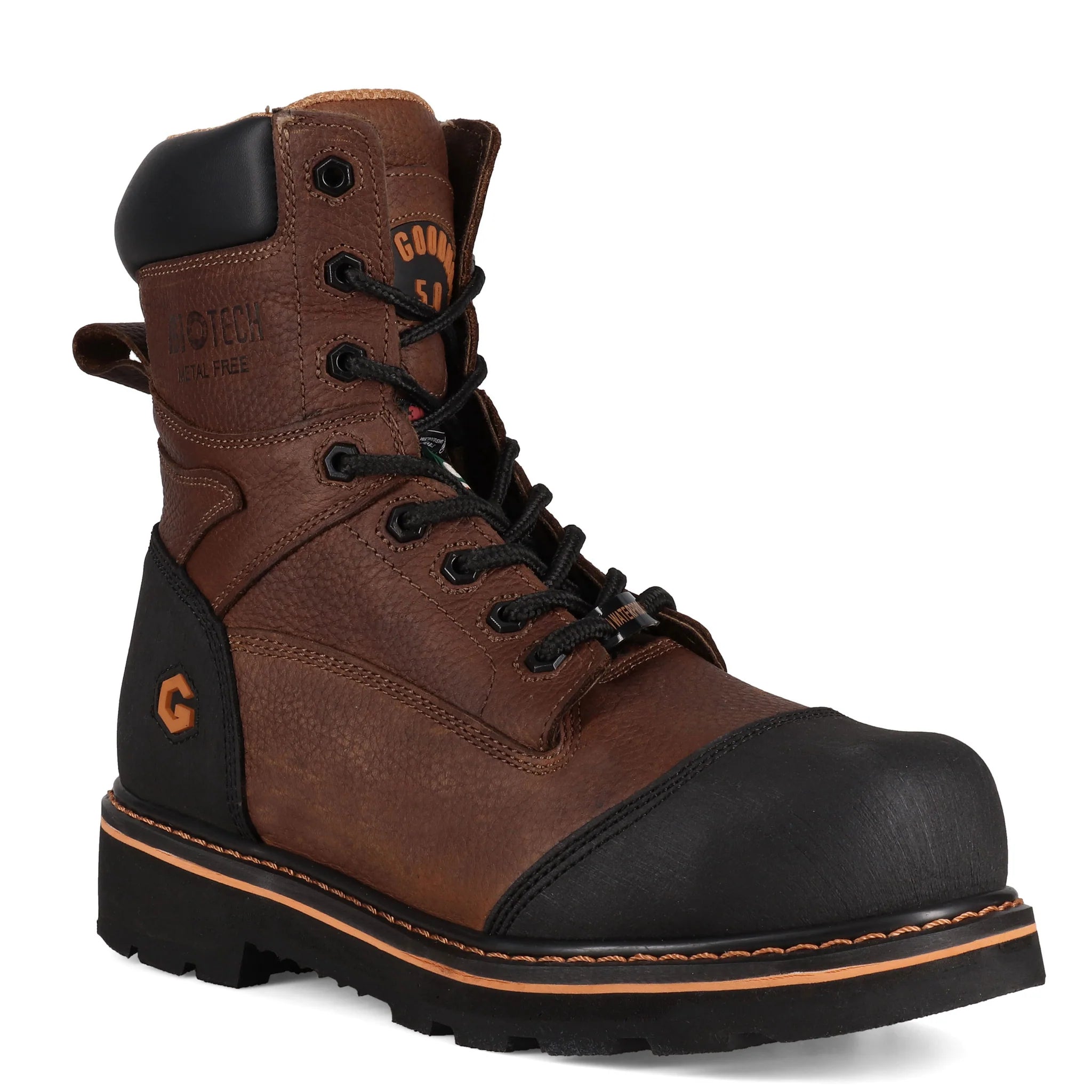 JB Goodhue Maxxum 5 & 8 Metal-Free CSA Certified Work Boots - Durable Safety Footwear for Construction, Industrial & Outdoor Work