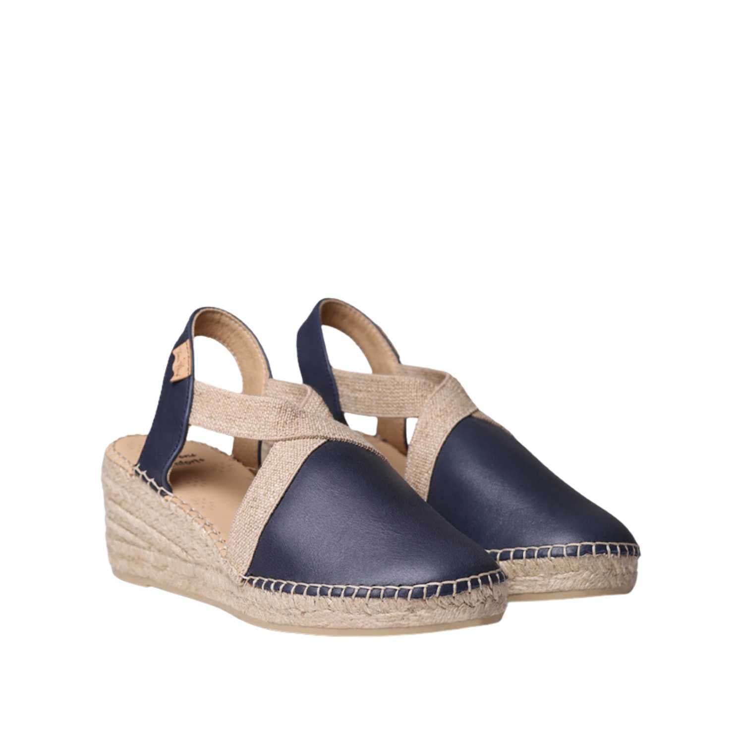 Women's Plain Leather Wedge Espadrille Shoes - Comfortable Summer Sandals with Tundra Sole | Perfect for Beach, Vacation & Casual Outfits