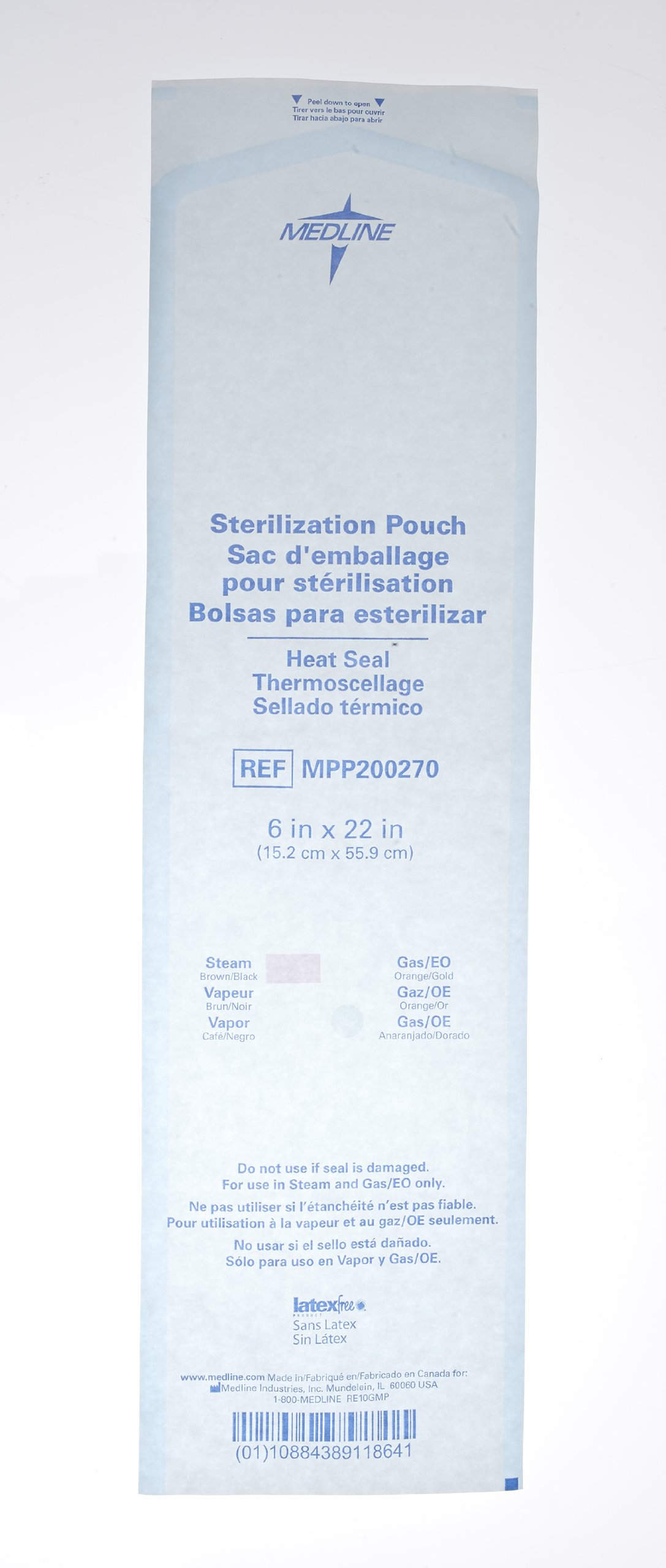 Medline MPP200270 Sterilization Pouch 6
