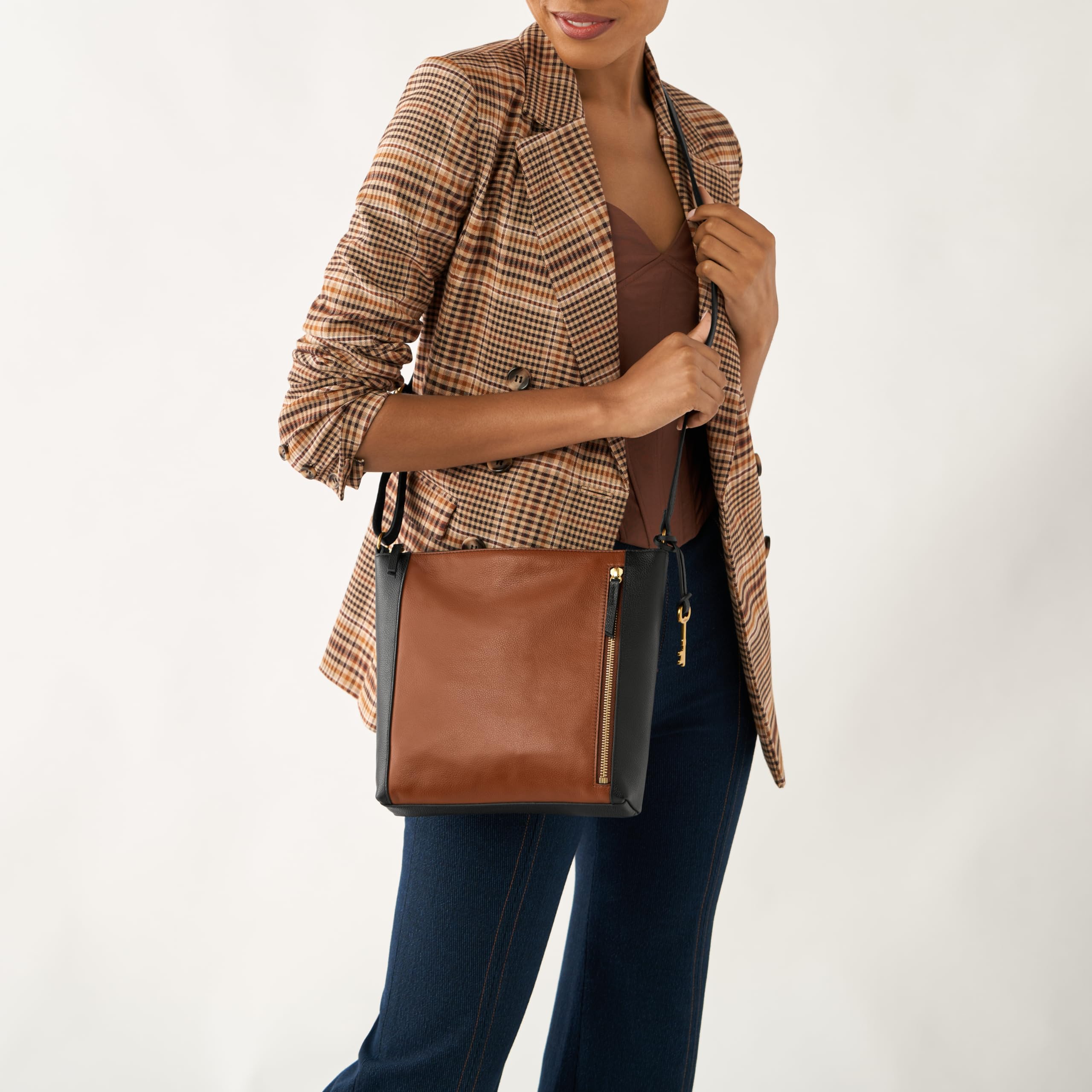 Fossil Tara Crossbody Bag for Women - Stylish Leather Shoulder Purse with Adjustable Strap, Perfect for Everyday Use, Travel & Work
