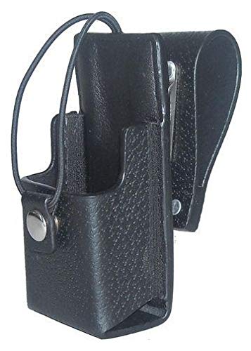 Premium Leather Carry Case for RAD7009 Two-Way Radio - Durable Swivel Belt Loop & Full Display Protection - Ideal for Security, Construction & Outdoor Adventures