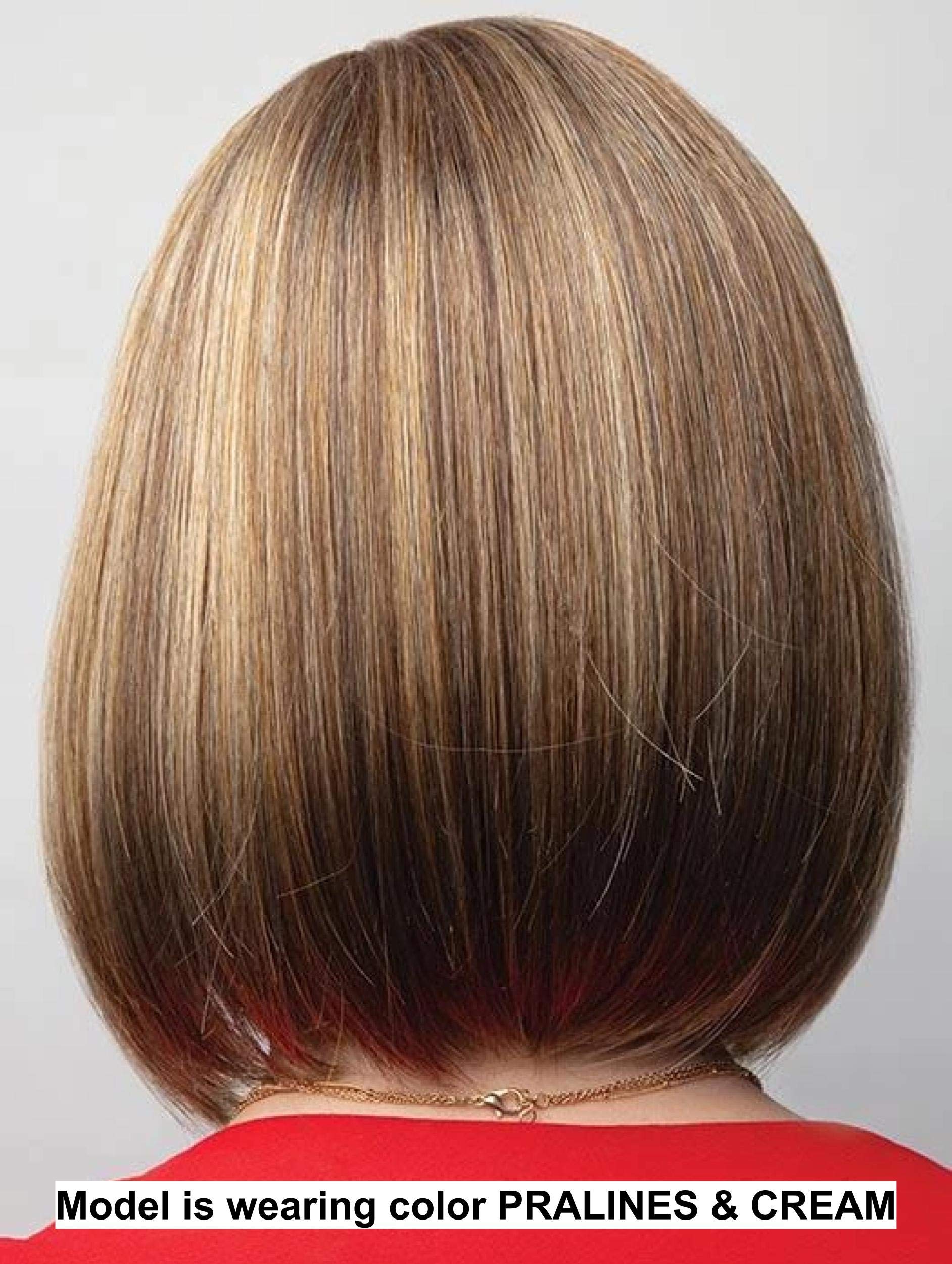 Rene Paris Petite Portia Wig & Christy's Wigs Q&A Booklet Bundle - Auburn Sugar Rooted Color - Perfect for Cosplay, Costume Parties & Everyday Wear
