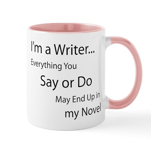 White/Pink Inside - Writer Mugs