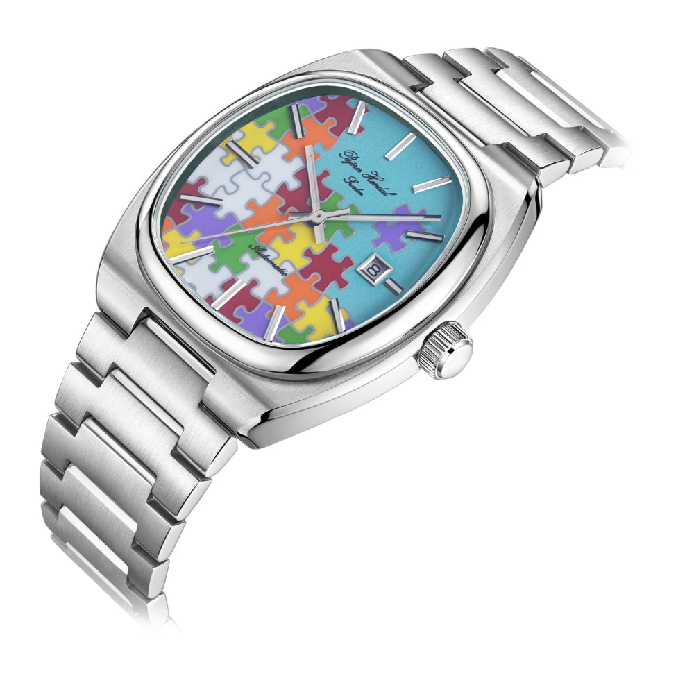 Bjorn Hendal Men's Silver Stainless Steel Watch A01SC0BS - Stylish Dress Watch for Business, Formal Events & Everyday Wear