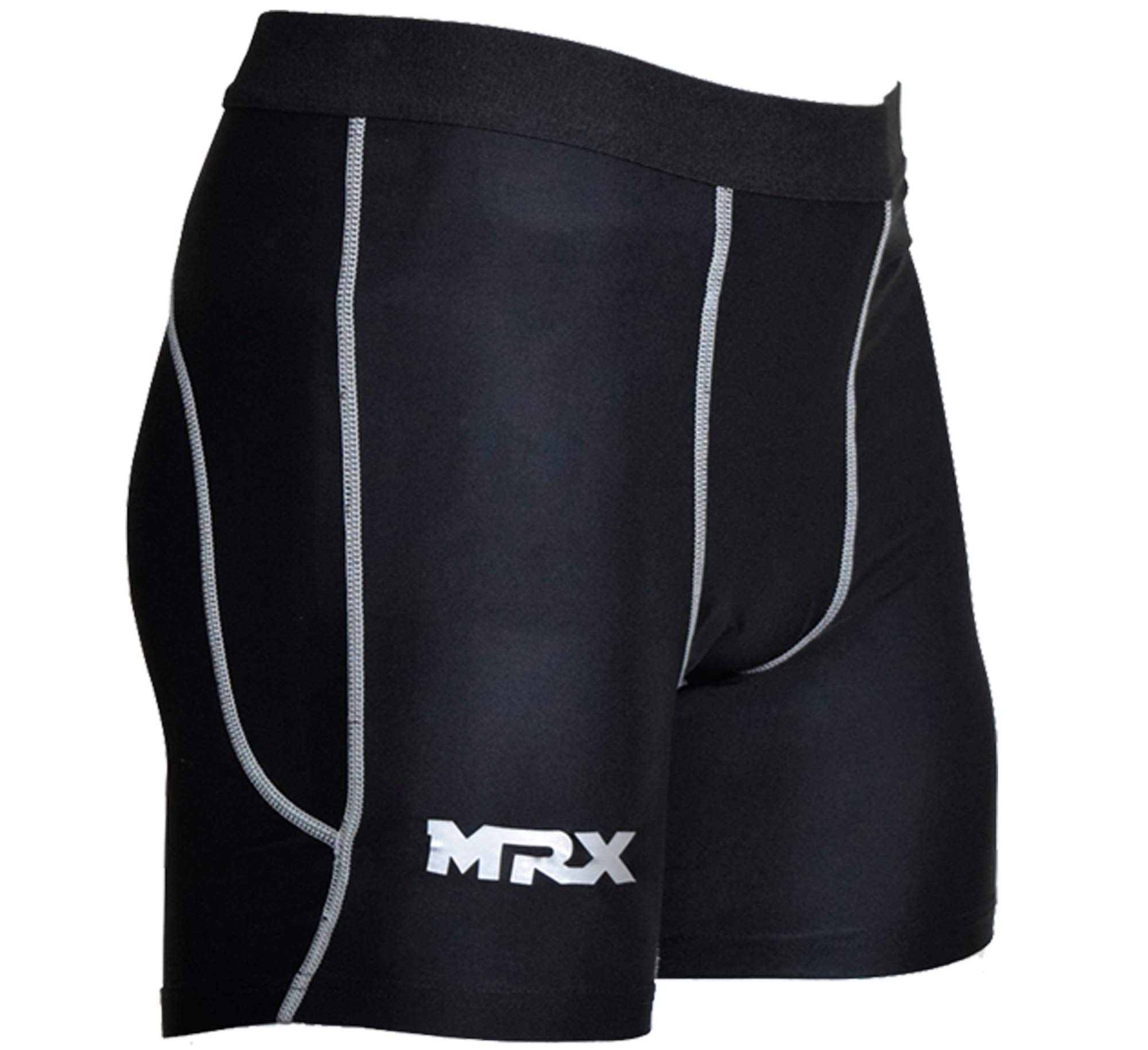 MRX Compression Shorts for Men & Women - High Performance Elastic Spandex Workout Shorts for Yoga, Running, Gym & Sports | Moisture Wicking & Breathable Activewear for Training & Fitness