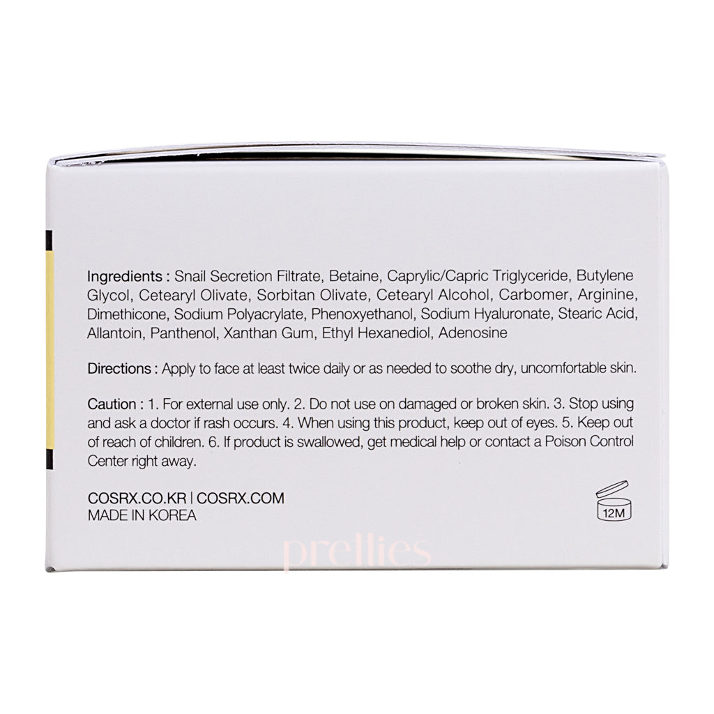 COSRX Advanced Snail 92 All in One Cream 100g - Snail Mucin Moisturizer for Face, Hydrating & Repairing Skin Care - Perfect for Dry, Sensitive & Acne-Prone Skin - Day & Night Use