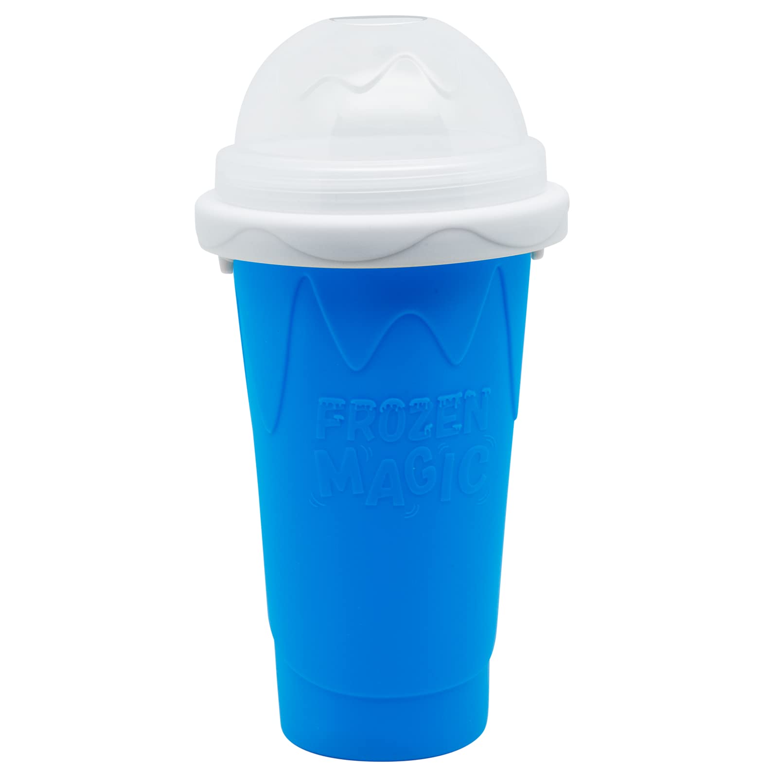 **Magic Quick Freeze Slushy Maker Cup – DIY Slushie, Smoothie, Milk & Juice Freezer Cup with Lid & Straw – Perfect for Kids, Parties, Summer Drinks & Outdoor Fun (Blue)**