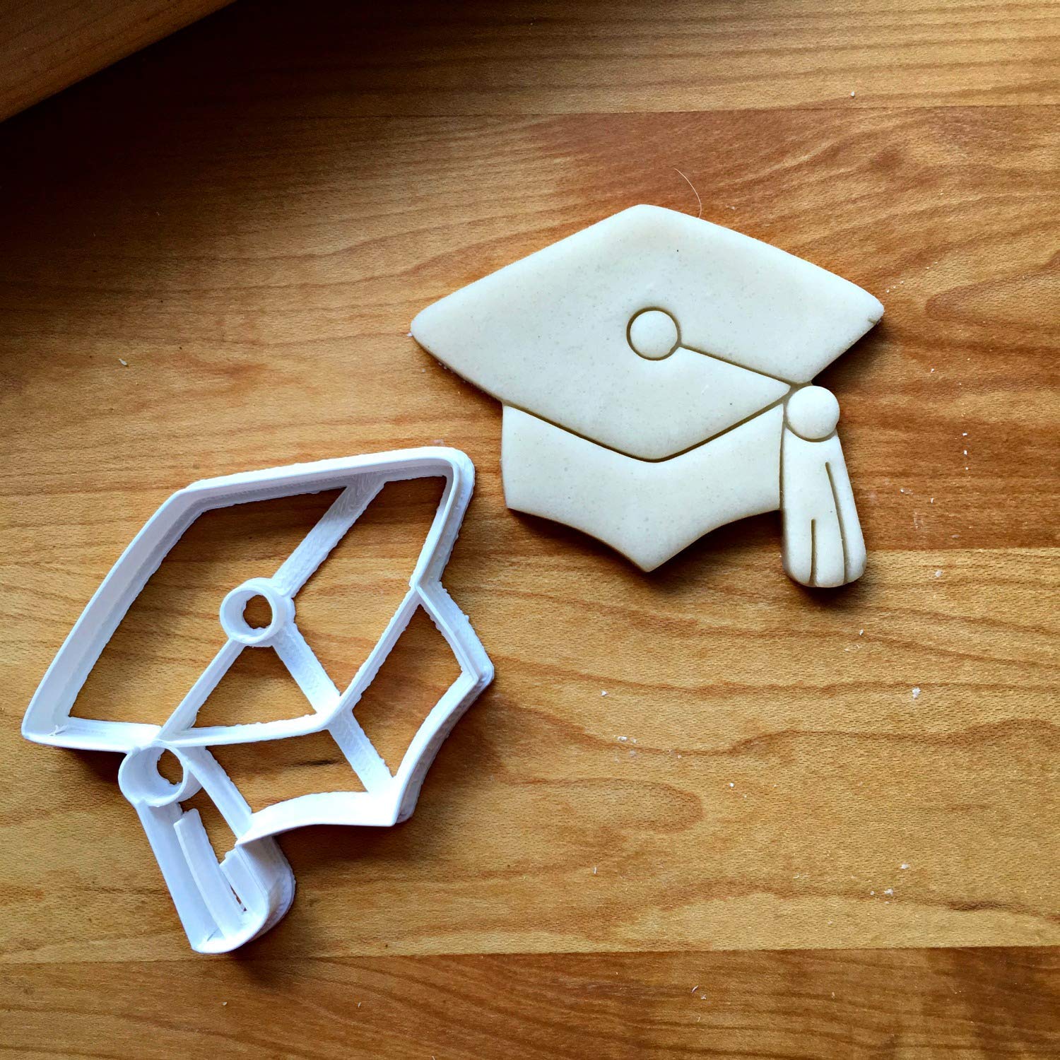 Sweet Prints Inc Graduation Cap Cookie Cutter Set - Stainless Steel Baking Tools for Graduation Party, Cupcake Decorating & DIY Cookies (Dishwasher Safe) - Perfect for Graduation Celebrations, School Events & Gift Giving