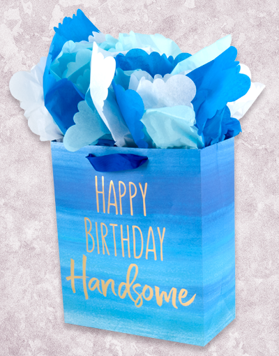 Elegant Ombre Gift Bags for Weddings, Birthdays & Special Occasions - Premium Garden-Themed Party Favor Bags for Gifts, Favors & Decorations