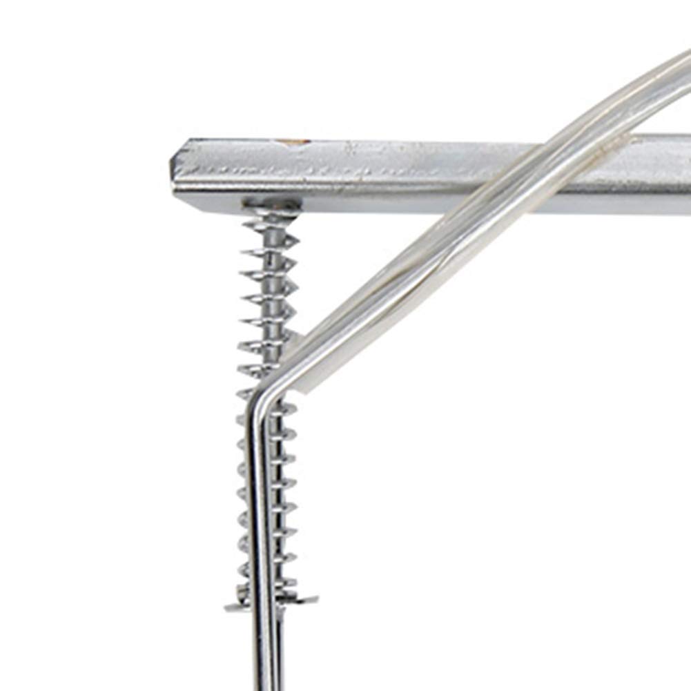 Premium Silver Harmonica Holder for 24-Hole Harmonicas - Adjustable Neck Strap & Hands-Free Bracket - Perfect for Live Performances, Practice Sessions & Street Musicians