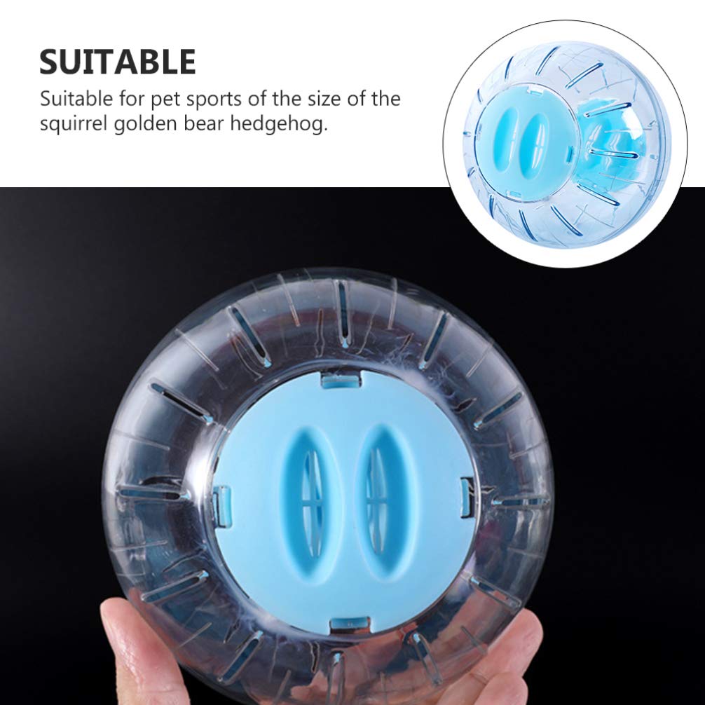 1pc Hamster Exercise Ball - Small Pet Running Wheel Toy for Hamsters, Gerbils & Squirrels | Durable Plastic Rolling Ball for Cage Play & Exercise | Fun Small Animal Activity Toy for Playtime & Fitness