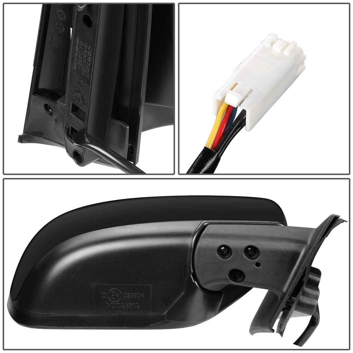 Auto Dynasty MA1320154 MA1321154 Pair OE Style Powered & Heated Side View Mirrors - Compatible with 2007-2012 Mazda CX7 | Perfect for Winter Driving & Enhanced Visibility