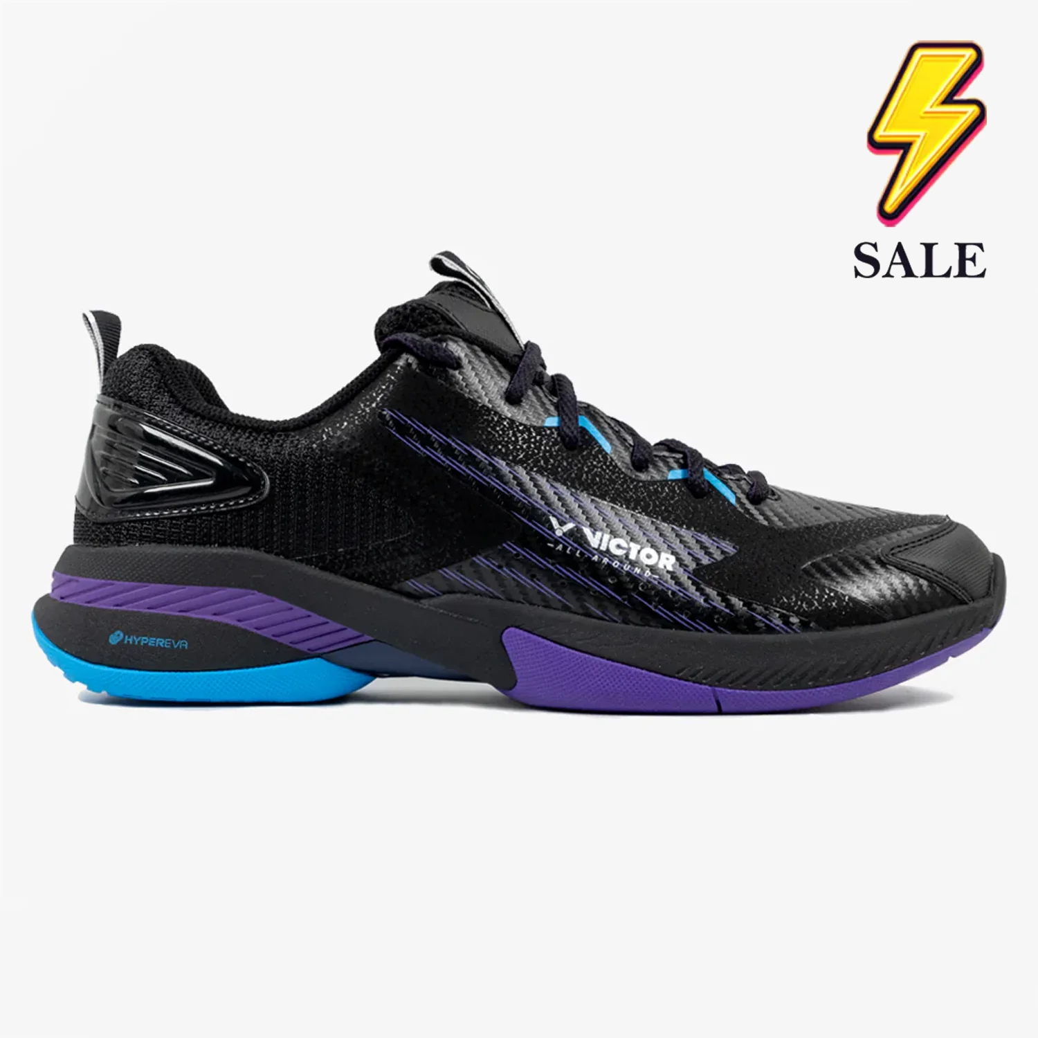 VICTOR A970TD C Badminton Shoes (Black) - Lightweight & Durable for Indoor & Outdoor Court Play