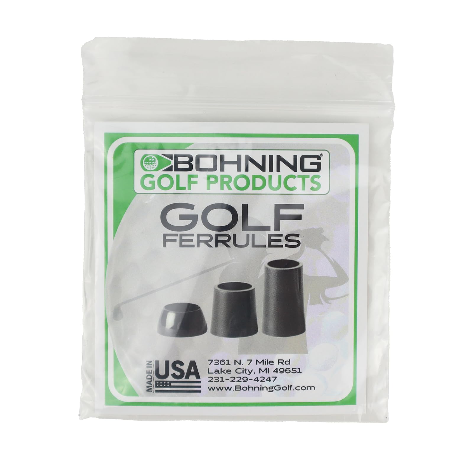 Bohning Iron Ferrule for Archery Arrows - .370/.530/.625 Sizes - Durable Black Metal Arrow Insert - Perfect for Target Shooting, Hunting, and Bowfishing Accessories