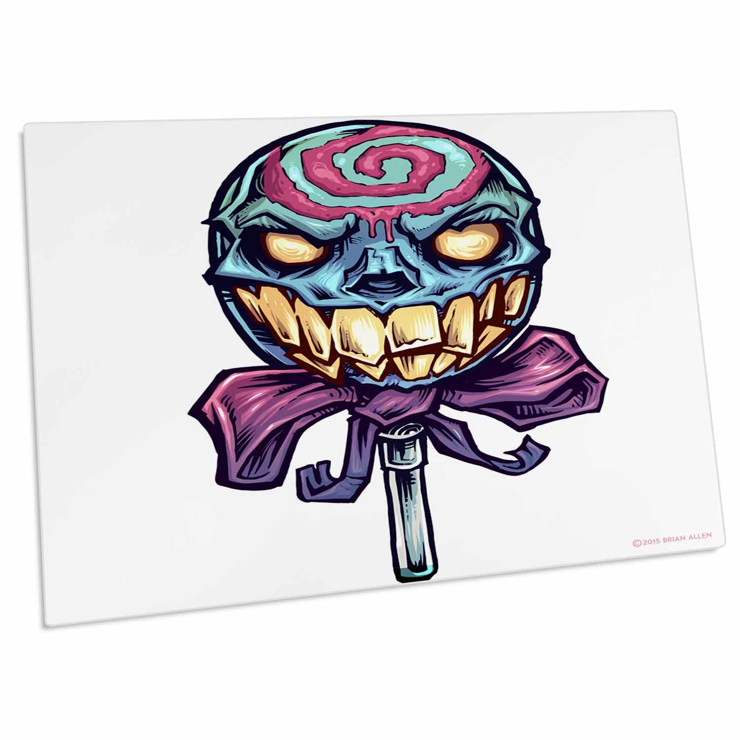 3D Rose Evil Looking Baby Rattle Desk Pad Place Mats - Non-Slip Table Protector for Dining, Office & Home Decor (dpd-252433-1) | Perfect for Baby Showers, Halloween Parties & Unique Gift Ideas