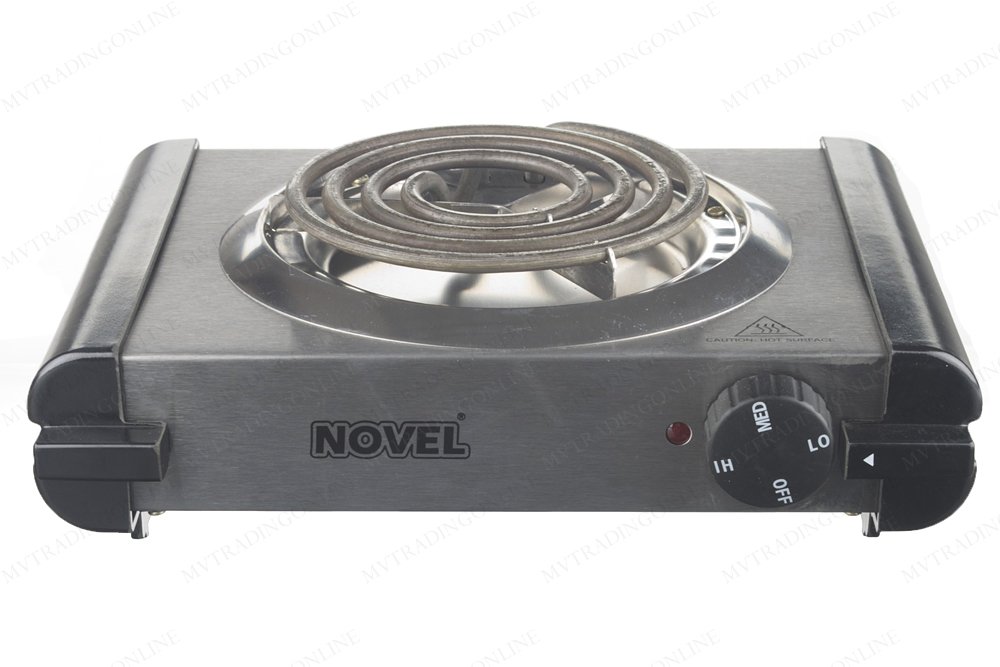 1100W Electric Single Burner - Portable Induction Cooktop for Fast Cooking | Perfect for Dorms, Apartments, Camping & Small Kitchens
