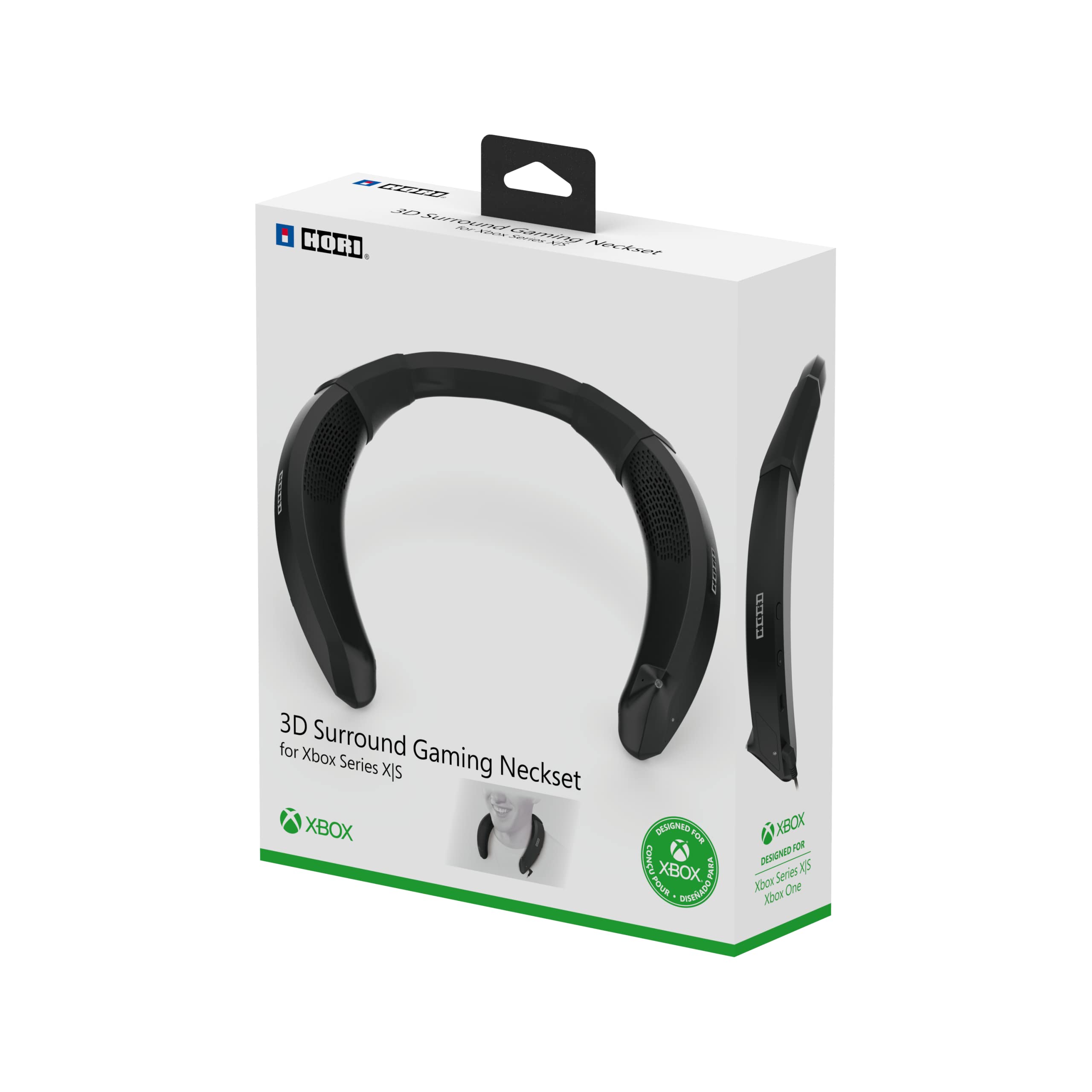 HORI 3D Surround Gaming Neckband Speaker with Voice Chat for Xbox Series X|S - Wireless Wearable Headset for Immersive Gaming & Movie Watching