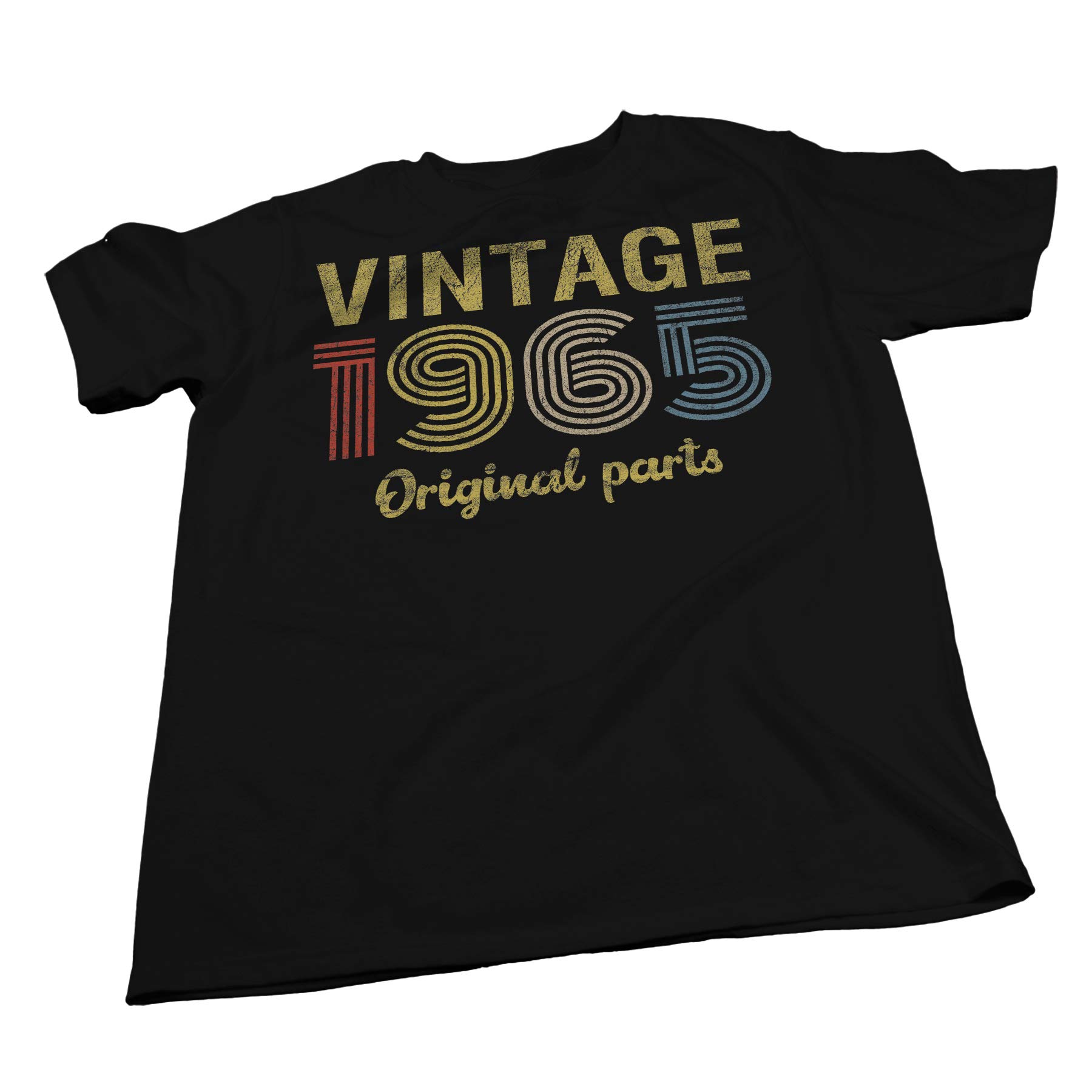 Vintage 1965 Retro Birthday T-Shirt for Men - 60th Birthday Gift with Original Parts Design - Perfect for Parties, Celebrations & Special Occasions