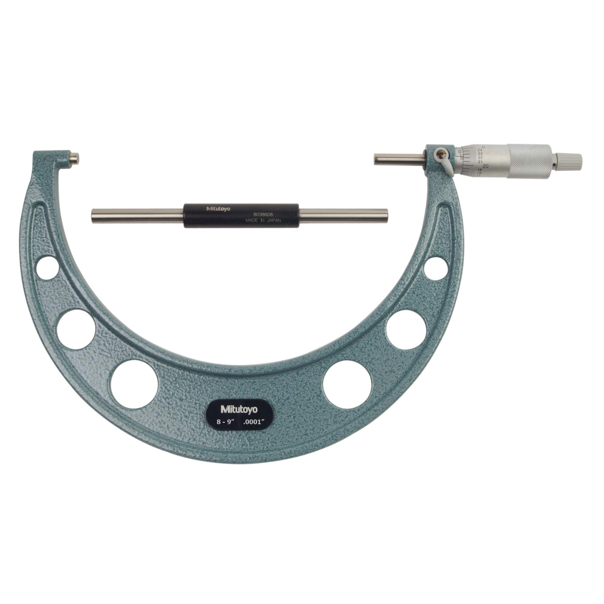 Precision Mec Mic 8-9 Inch .0001 Inch Resolution - Ideal for Machining, Engineering & Quality Control Measurements