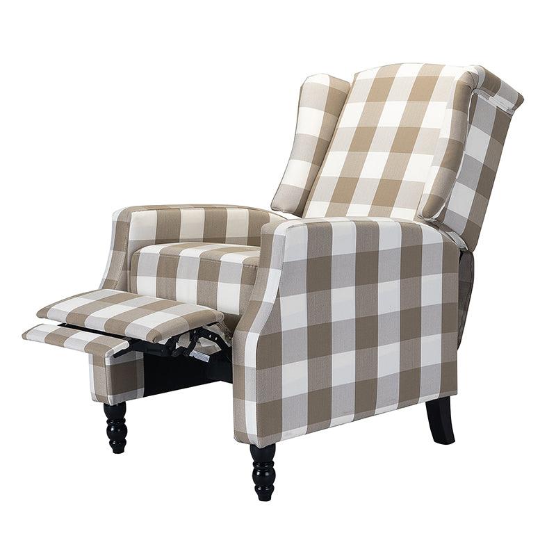 Lilith Upholstered Recliner Chair - Adjustable Backrest & Footrest, Ergonomic Living Room Reclining Chair for Relaxing, Reading & Watching TV