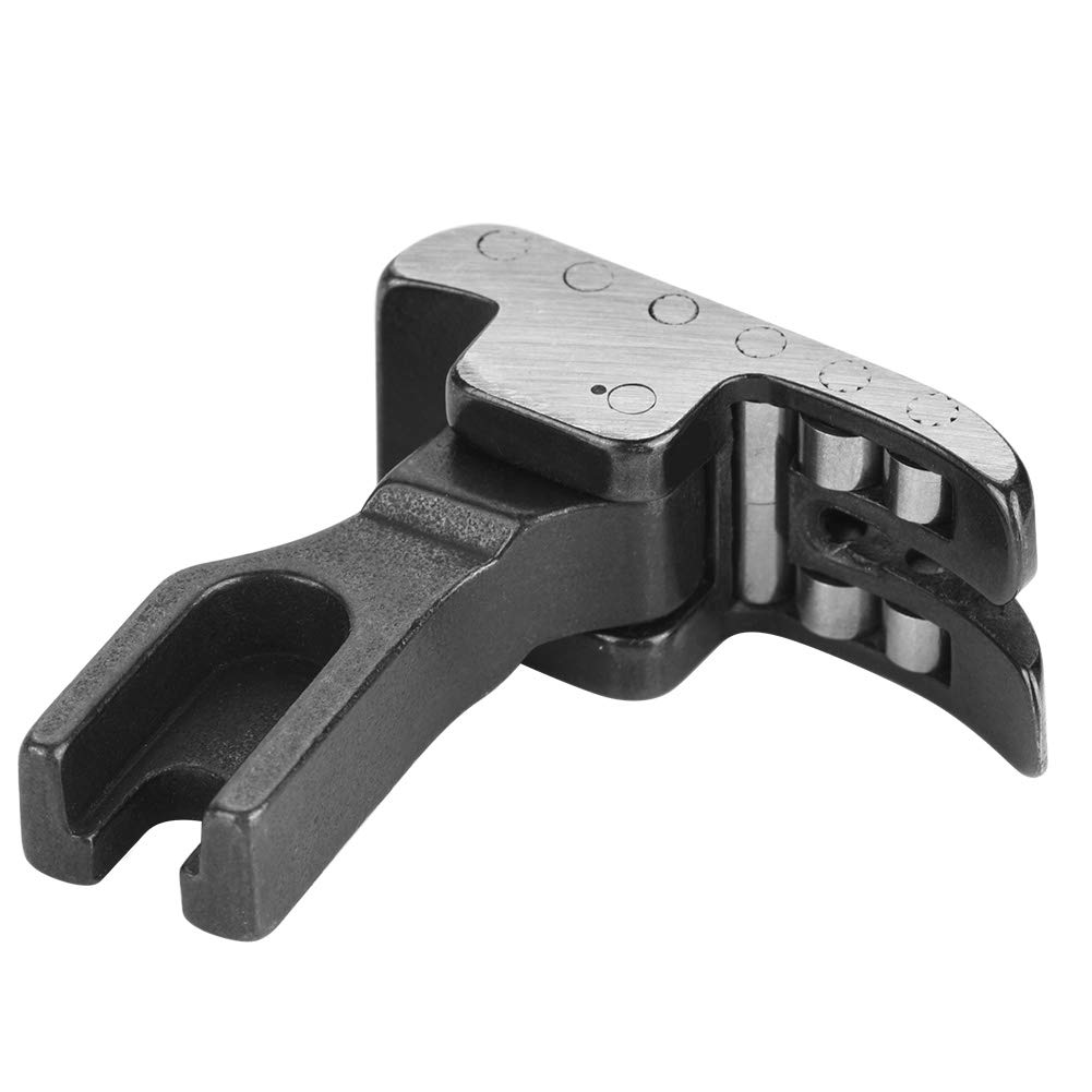 Durable Steel Roller Presser Foot for Sewing Thick Fabrics - Perfect for Dresses, Curtains, Skirts, Bedspreads & Blouses | Time-Saving Sewing Accessory for Smooth Curves on Heavy Materials