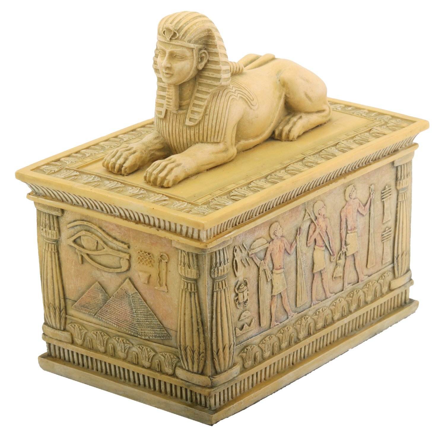 Sphinx Trinket Box - Egyptian Collectible Figurine for Jewelry & Keepsakes | Home Decor, Gift Idea for Collectors