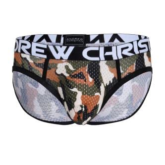 Andrew Christian Almost Naked Mesh Briefs for Men - Ultra Soft Comfortable Underwear with Breathable Fabric | Perfect for Gym, Lounge & Everyday Wear