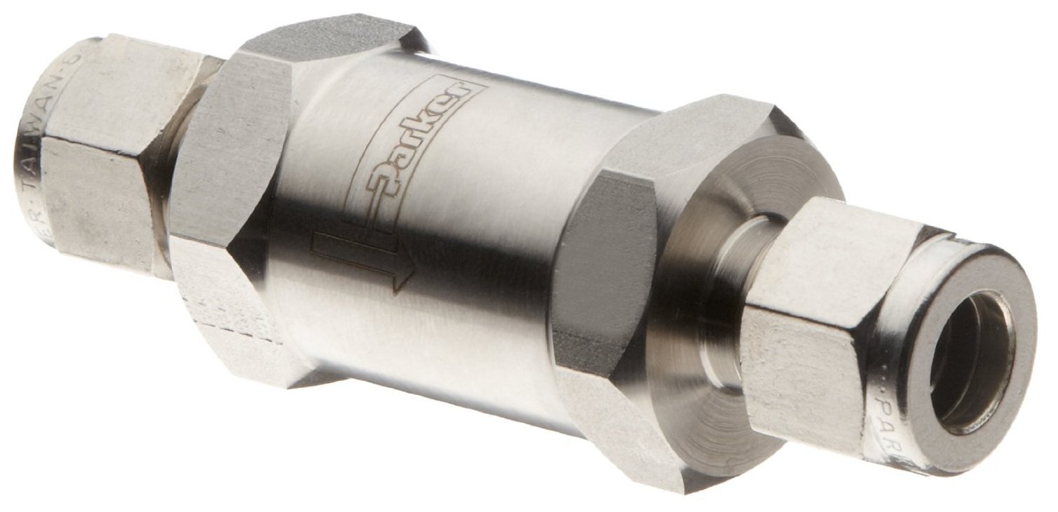 Parker C Series 316 Stainless Steel Check Valve - 1/2