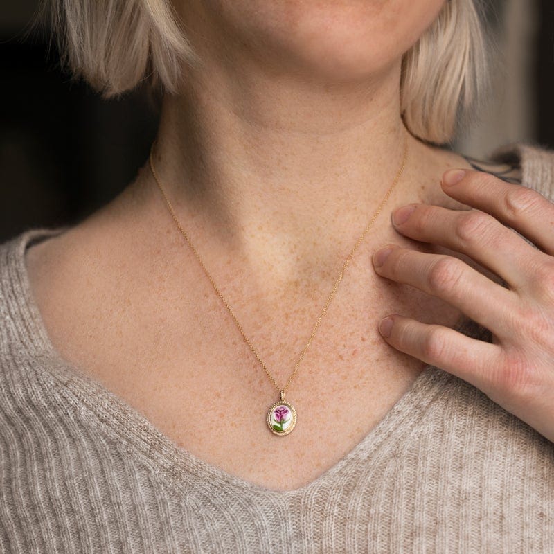 She Blooms Necklace - Elegant Floral Pendant Jewelry for Women | Perfect for Weddings, Anniversaries & Everyday Wear