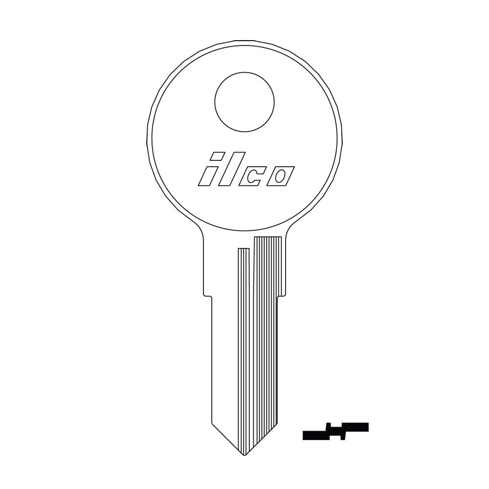 Ilco J330 Replacement Keys - Compatible with Bauer J330 Key for Camper Shells, RV T-Handles & Truck Caps | Durable Key for Camping, Road Trips & Outdoor Adventures