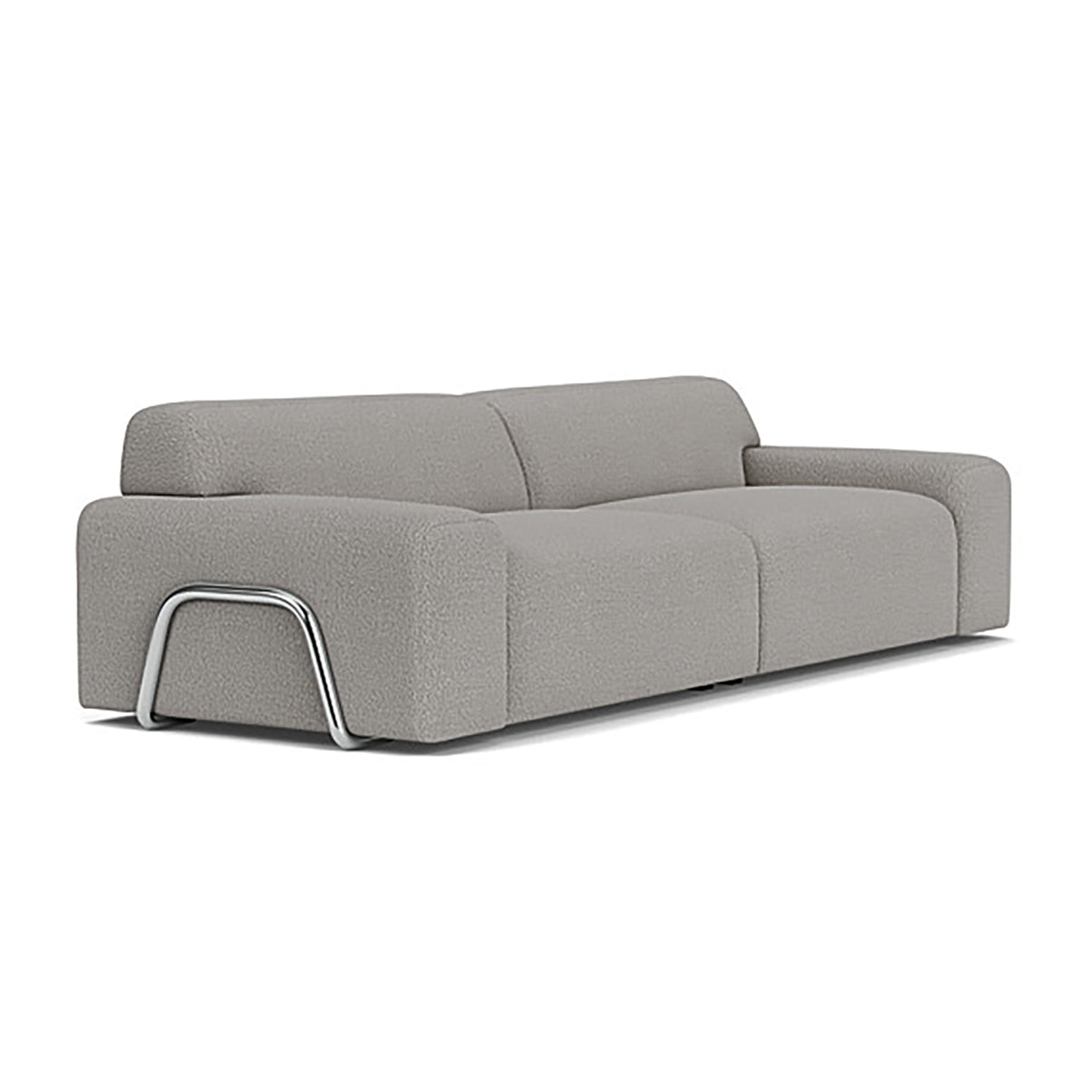 Luxury Gloria Boucle Fabric 3.5 Seater Sofa - Modern Upholstered Living Room Couch for Small Spaces, Apartments & Cozy Home Decor