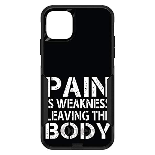 Pain is Weakness Leaving the Body On Black Case