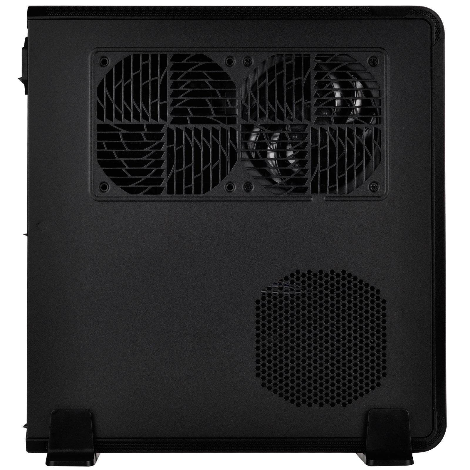 SilverStone SST-FTZ01B Black Mini-ITX Gaming PC Case - Compact High Performance Fortress Design for Small Form Factor Builds | Perfect for Home Theater PCs, LAN Parties & Space-Saving Gaming Setups