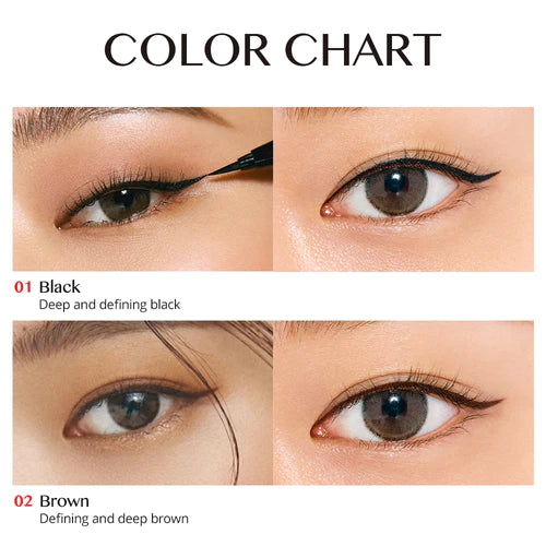 CLIO Superproof Brush Liner 0.55ml - Waterproof Eyeliner Pen for Long-Lasting Makeup - Perfect for Daily Use, Party & Special Occasions