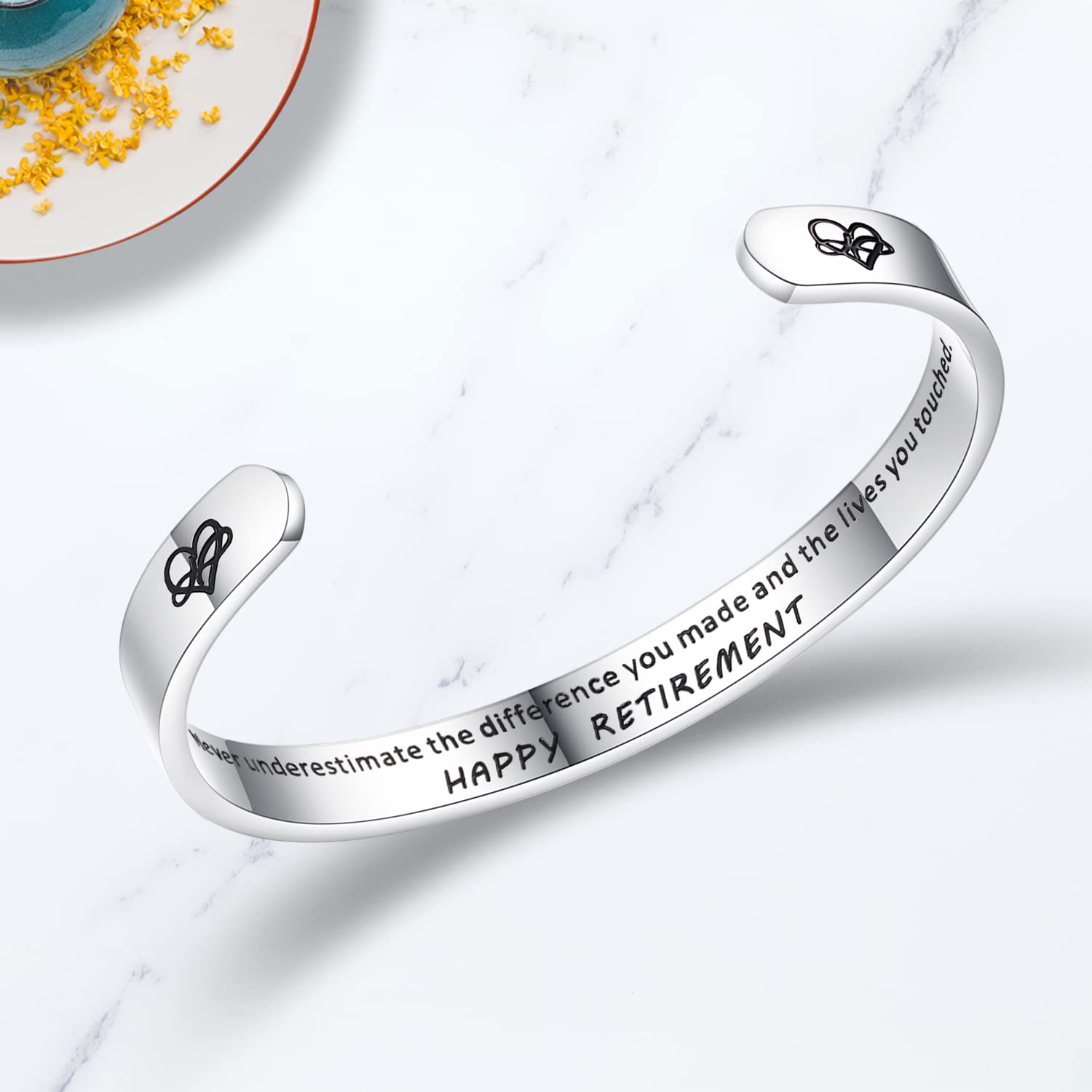 Personalized Cuff Bracelets for Women & Teen Girls - Best Friend Sister Mom Daughter Gift - Custom Name Jewelry for Birthday, Mother's Day, Christmas - Fashion Accessories for Everyday Wear & Special Occasions
