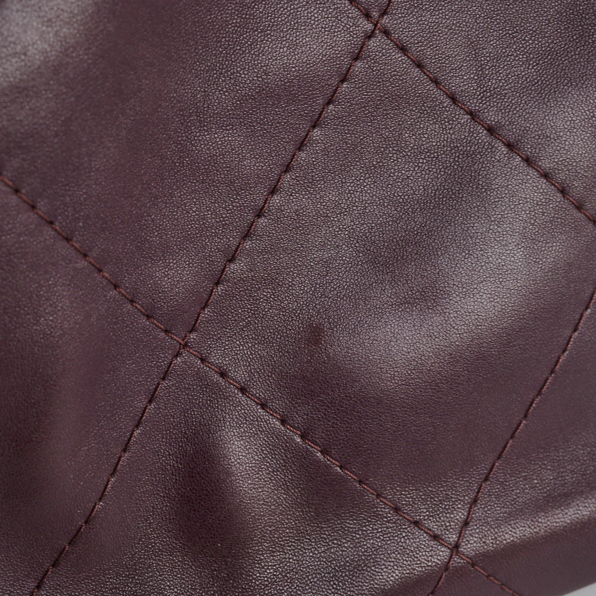 Chanel Quilted Leather Tote Bag for Women - Dark Burgundy/Purple Crossbody Handbag - Luxury Designer Purse for Work, Travel & Everyday Use