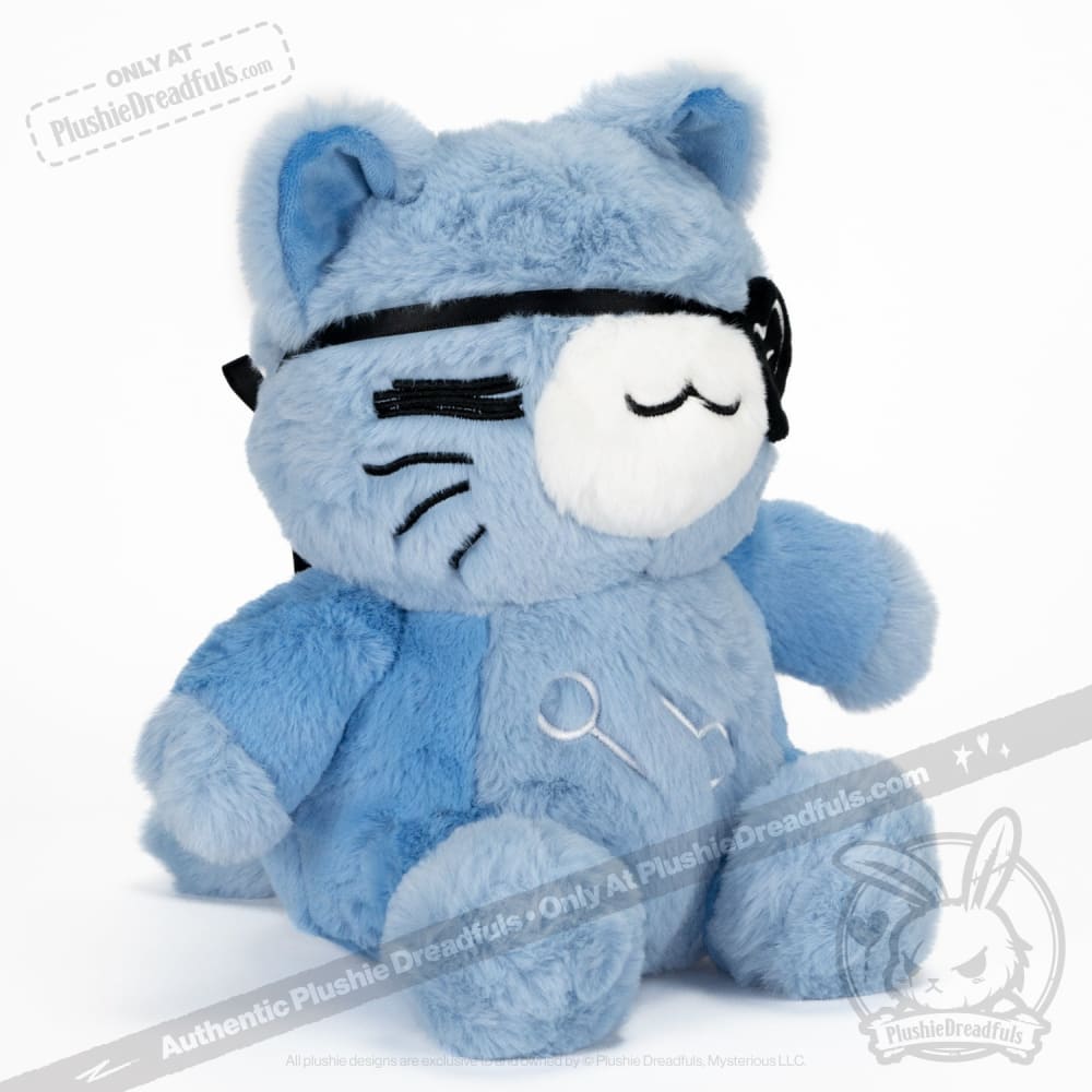 Plushie Dreadfuls Chronic Fatigue Syndrome Kitty - Soft Stuffed Animal Toy for Comfort & Awareness | Perfect Gift for CFS Warriors, Mental Health Support & Bedroom Decor