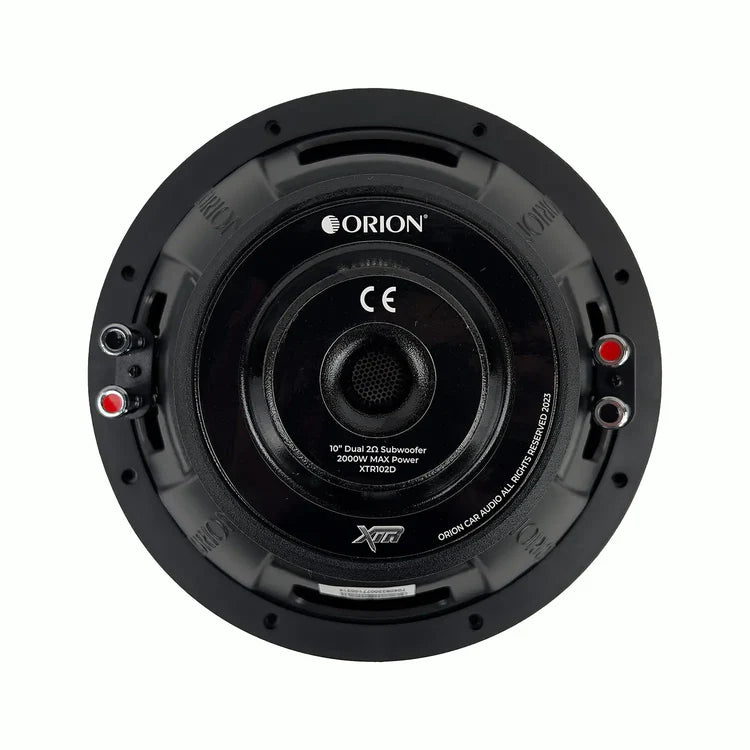 Orion XTR10 10-Inch Dual Voice Coil Subwoofer 500W RMS (2000W Max) - 2/4 Ohm Car Audio for Deep Bass | Perfect for Trucks, SUVs & Custom Car Audio Systems