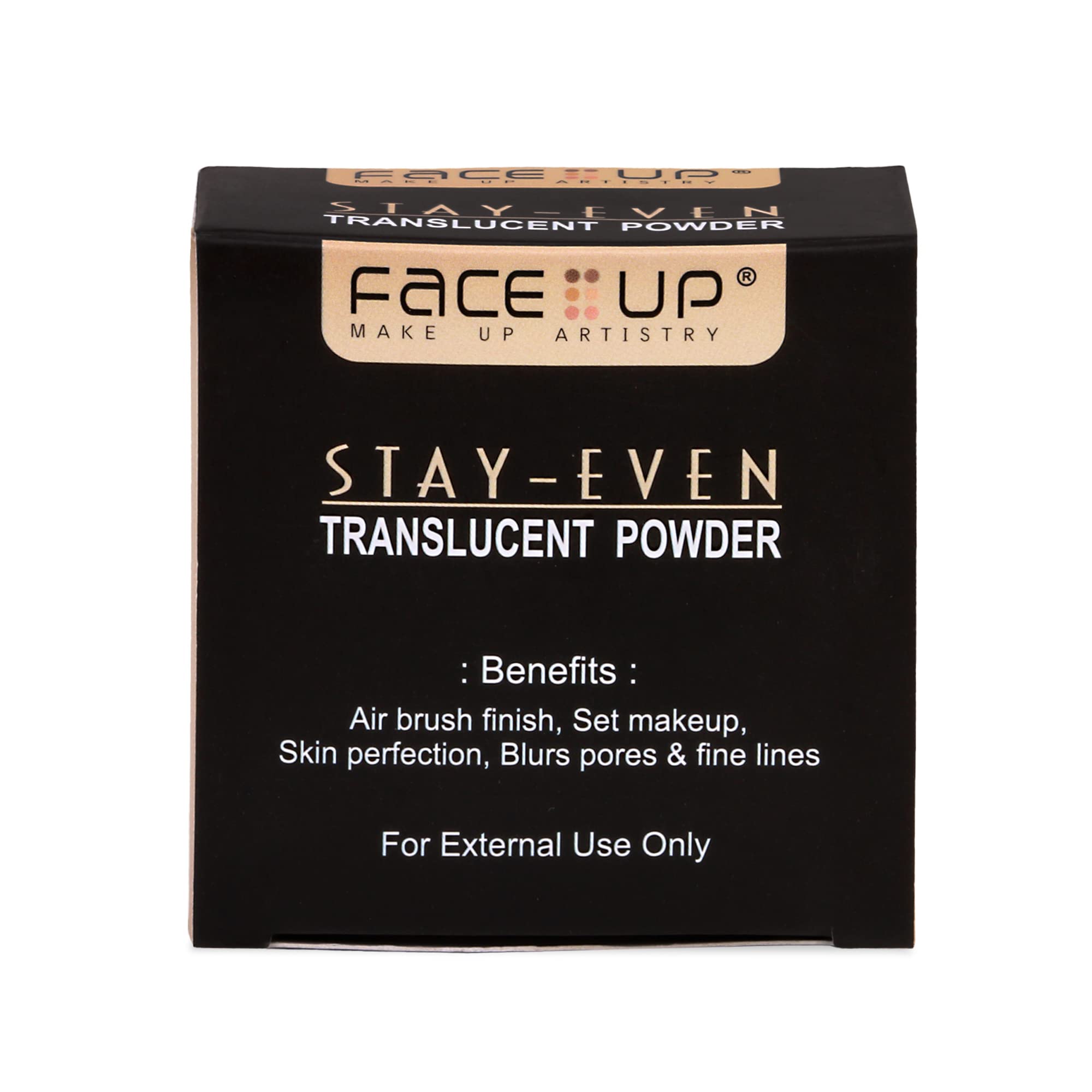 Face Up Ultra Fine Matte Loose Powder - White Tone Translucent Setting Powder for Oily Skin | Oil Control & Shine Reduction | Perfect for Everyday Makeup & Photography